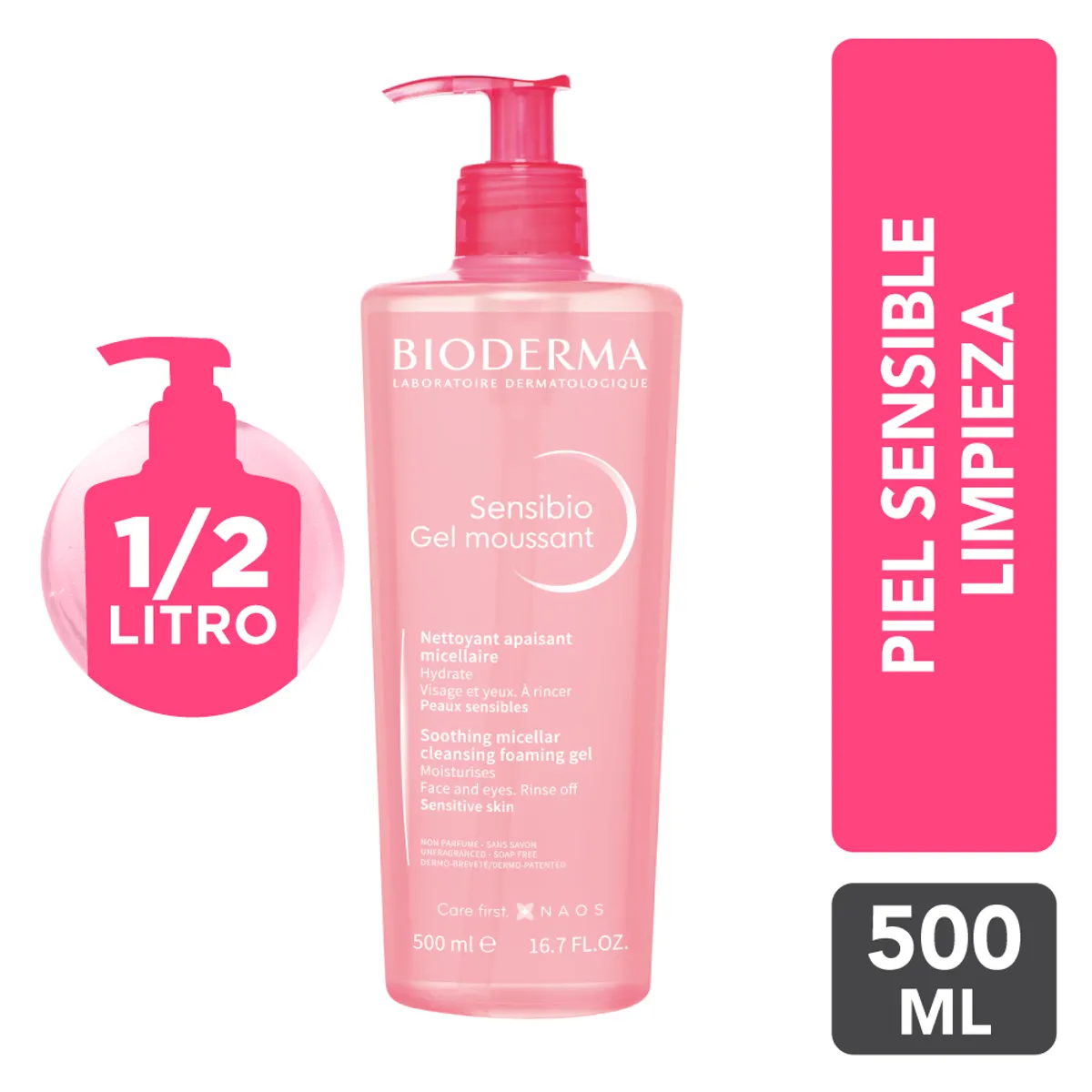 BIODERMA - Sensibio Gel Moussant X 500 ml