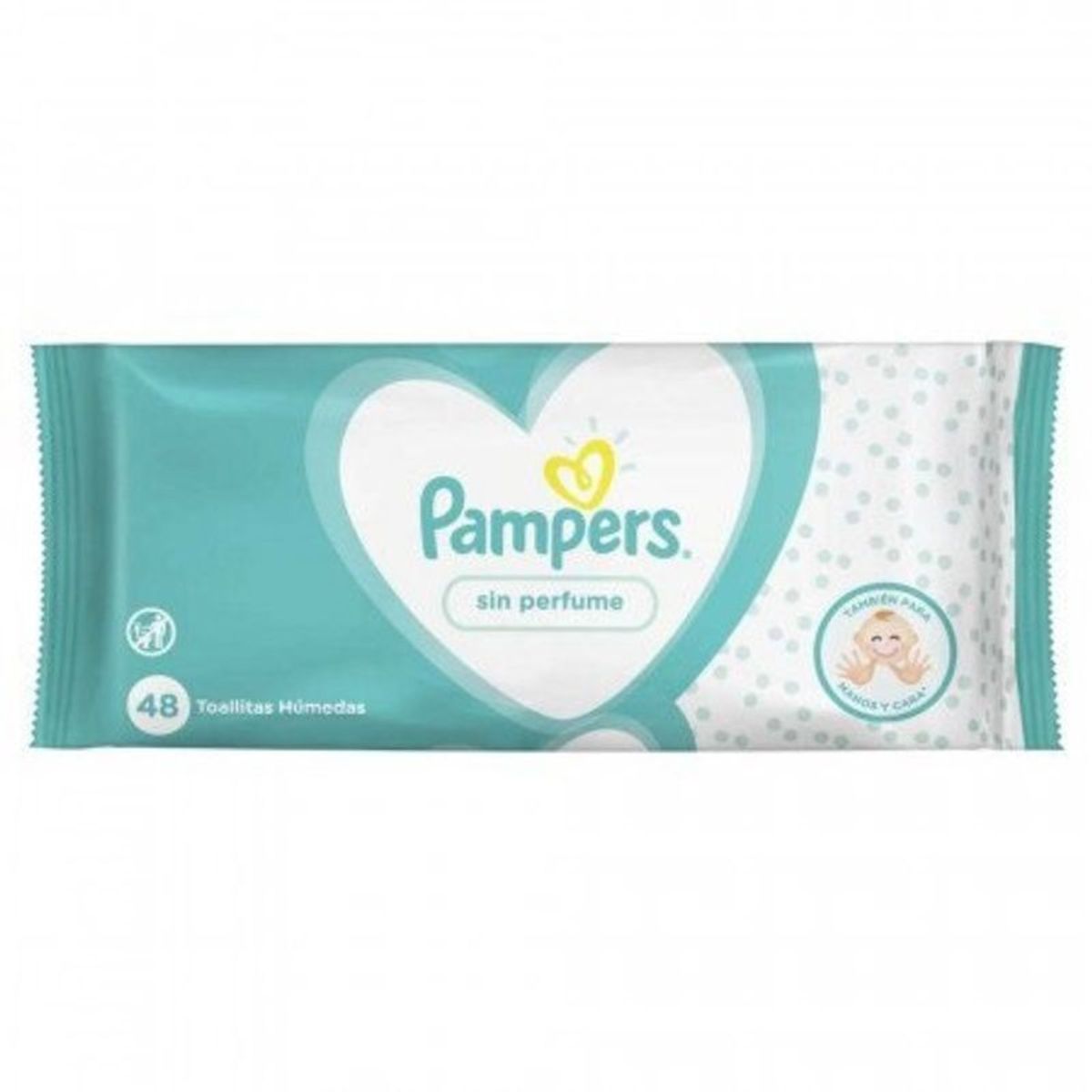 PAMPERS - Toallitas Húmedas sin Perfume x 48