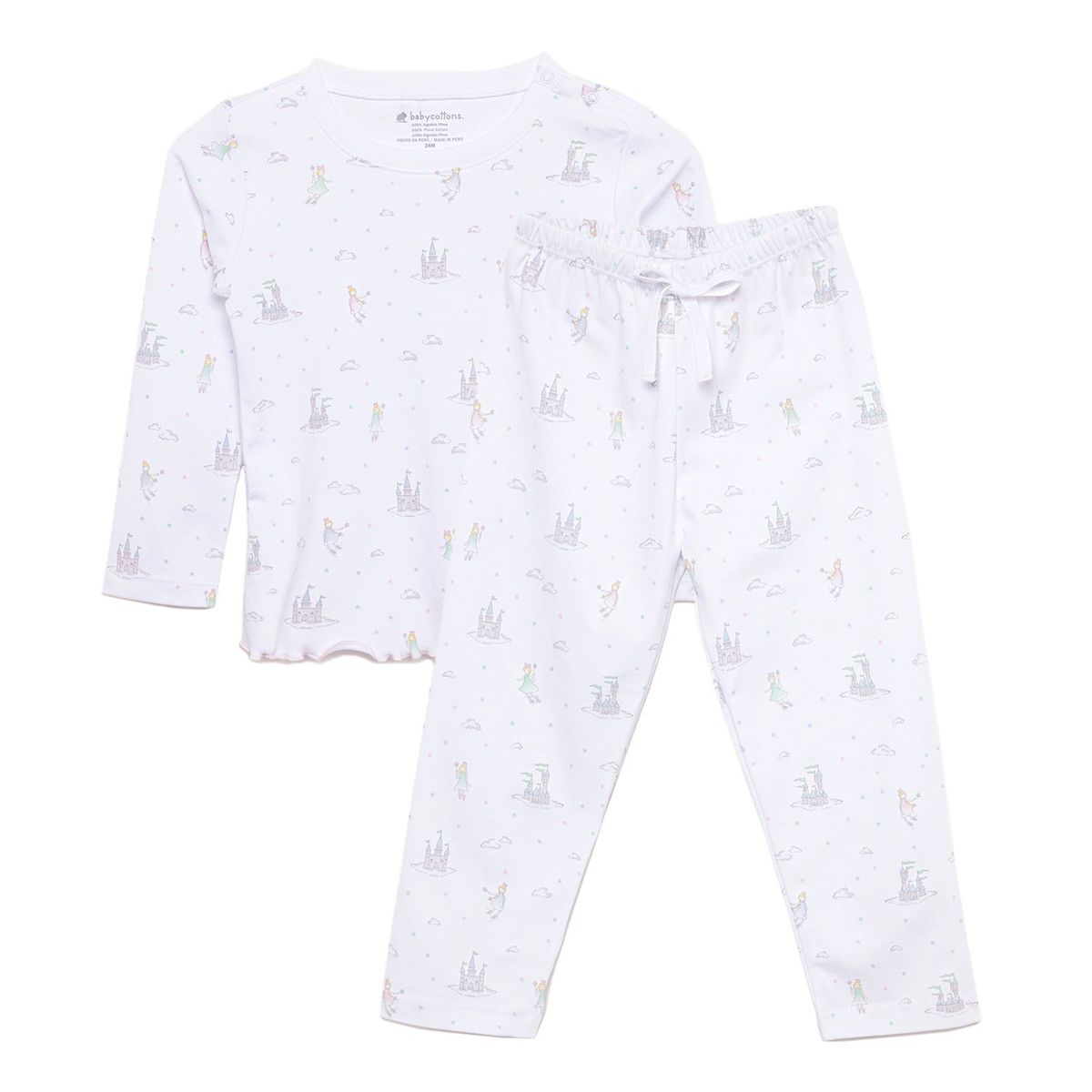 BABYCOTTONS - Pijama Manga Larga Algodón Pima Niña