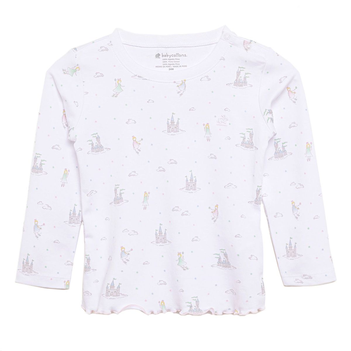 BABYCOTTONS - Pijama Manga Larga Algodón Pima Niña