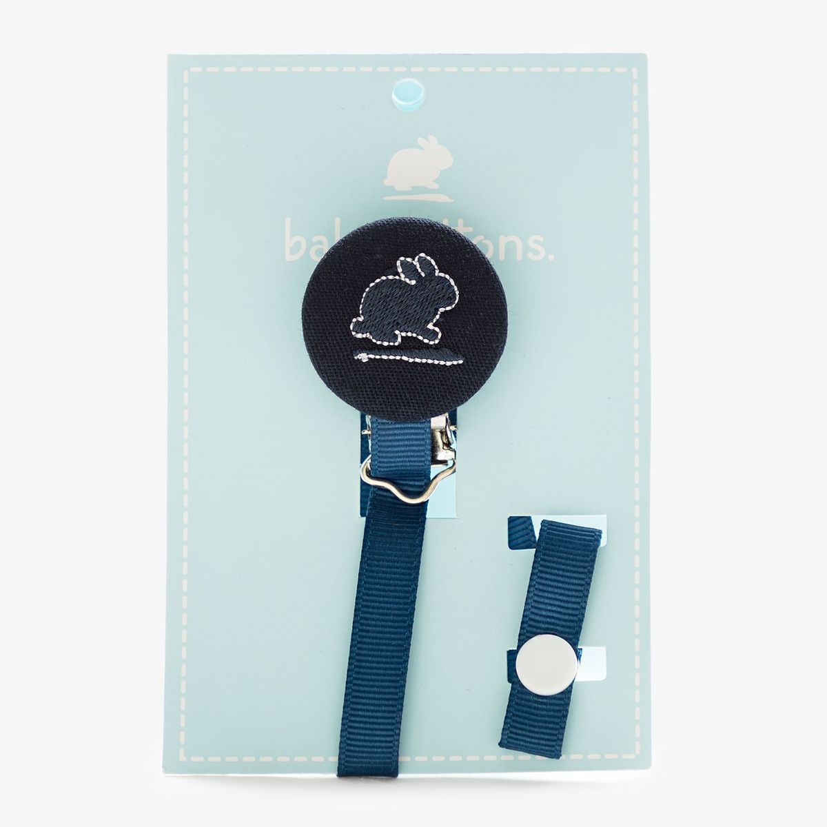 BABYCOTTONS - Portachupete Boton Logo