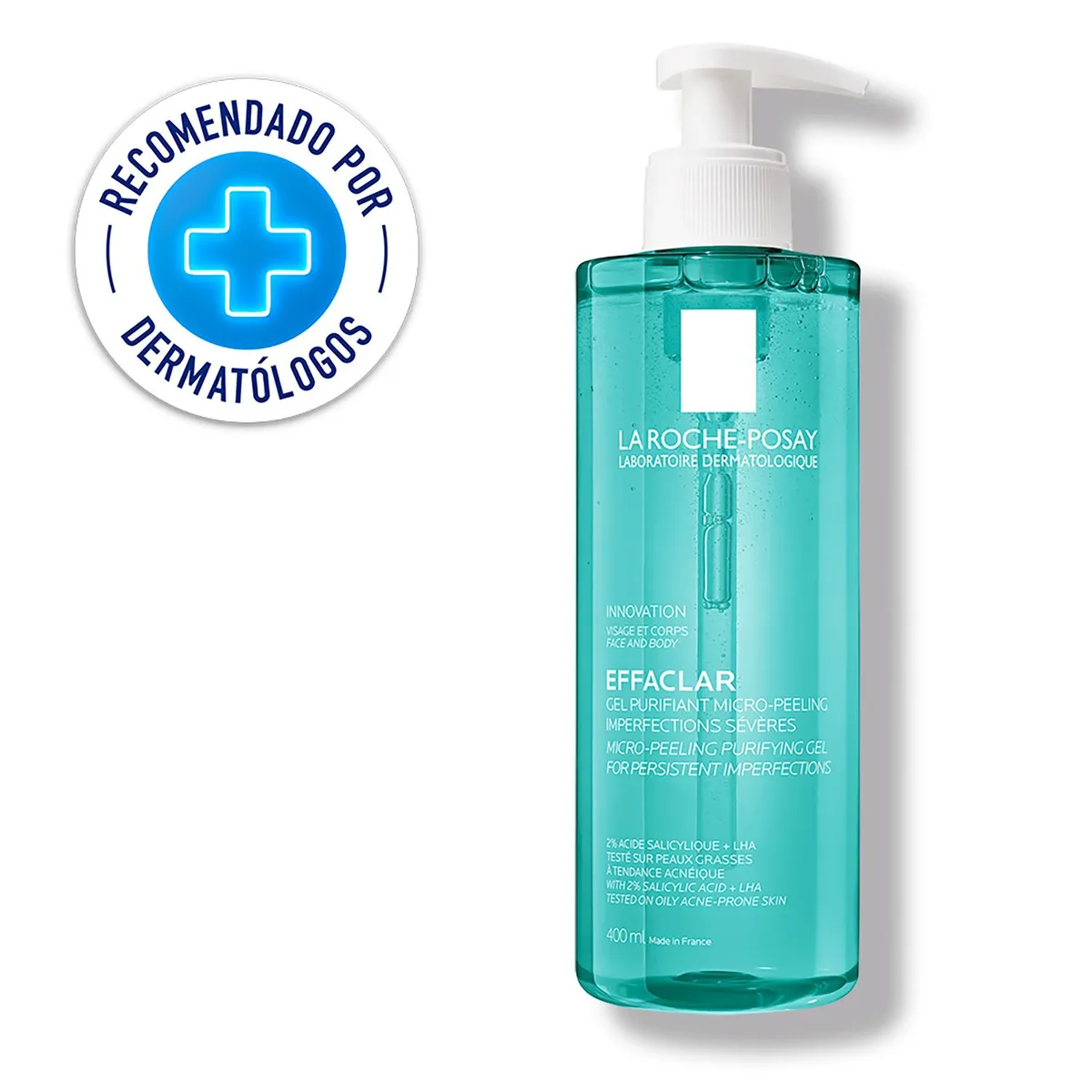 LA ROCHE POSAY - Gel Limpiador Anti-imperfecciones Effaclar Micro-exfoliante 400ml