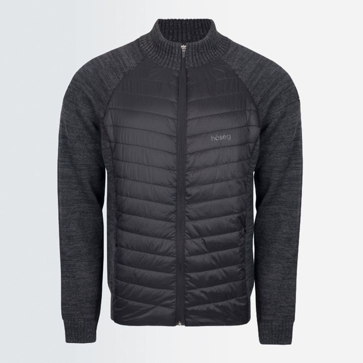 HOSEG - Casaca Hybrid charcoal hombre