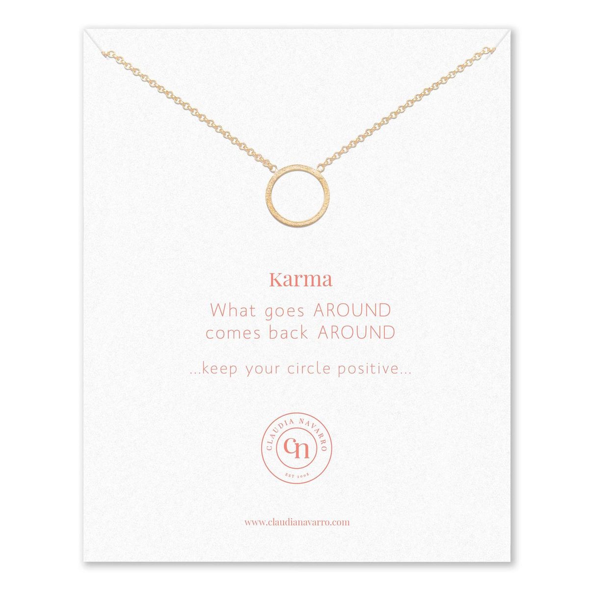 CLAUDIA NAVARRO - Collar Karma Gold