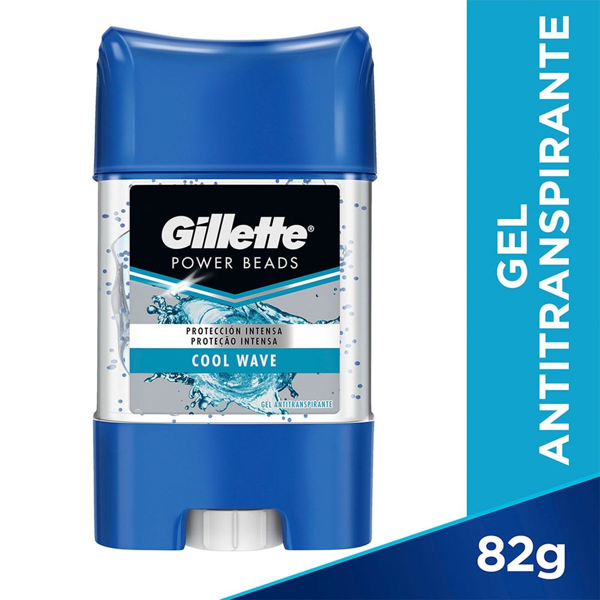 GILLETTE - Gel Antitranspirante Power Beads Cool Wave 82g