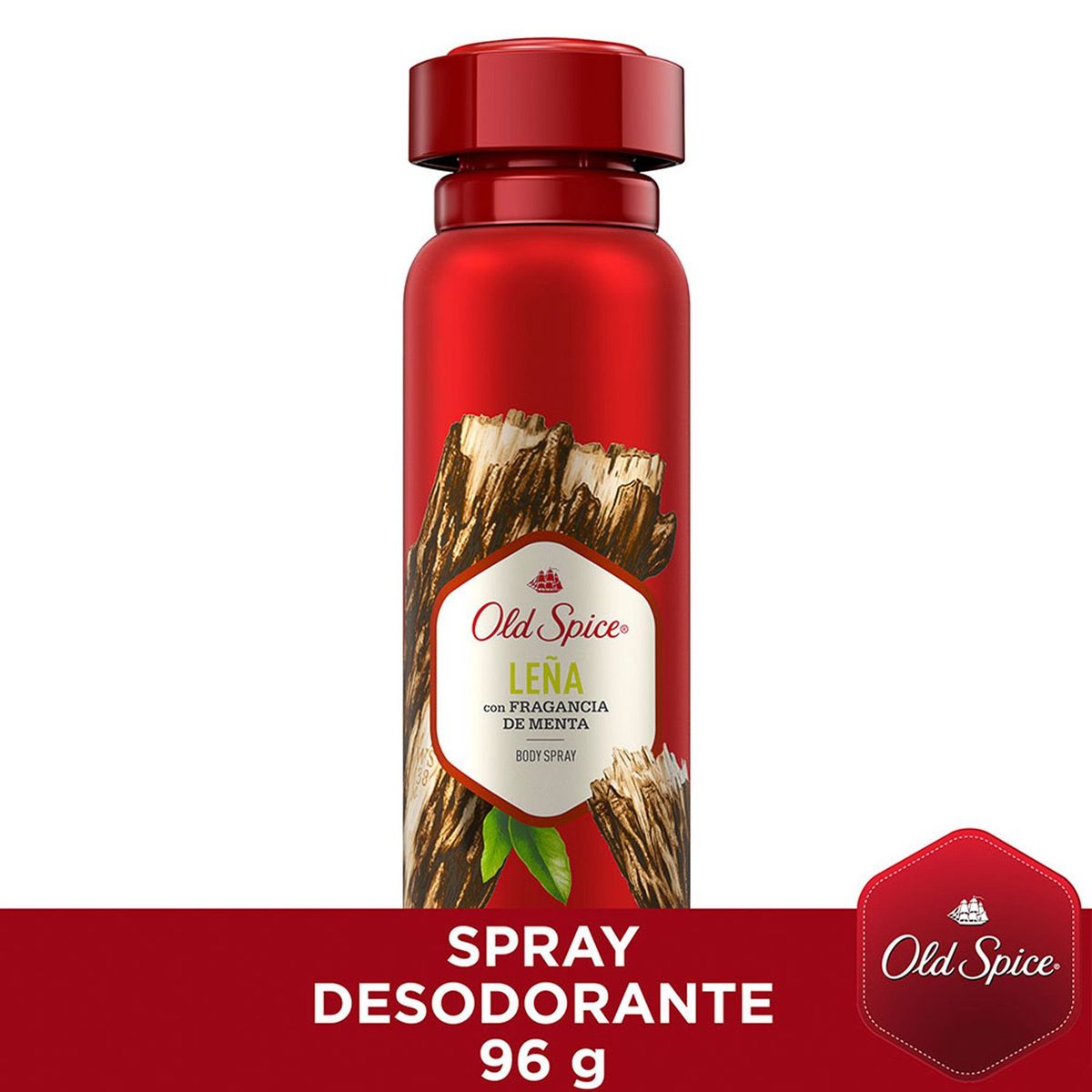 OLD SPICE - Spray Desodorante Leña 96g