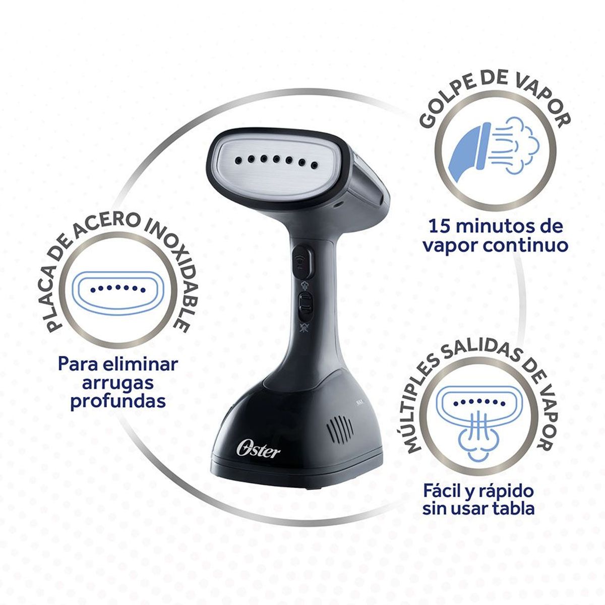 OSTER - Vaporizador de prendas portátil Oster GCSTES100