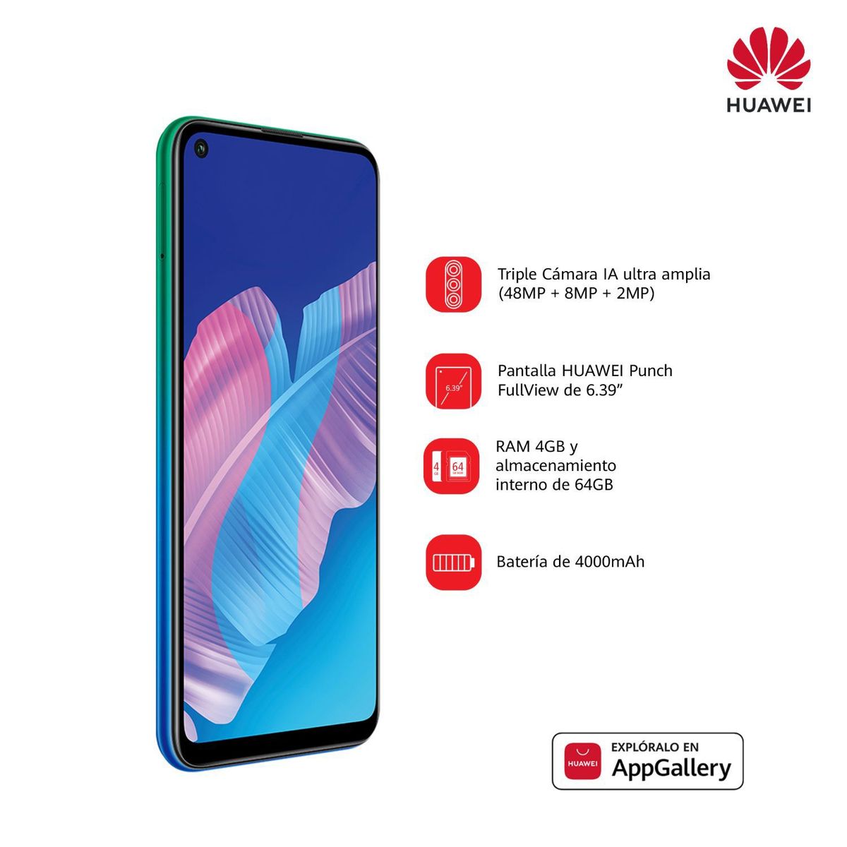 HUAWEI - HUAWEI Y7P BLUE +BAND4E