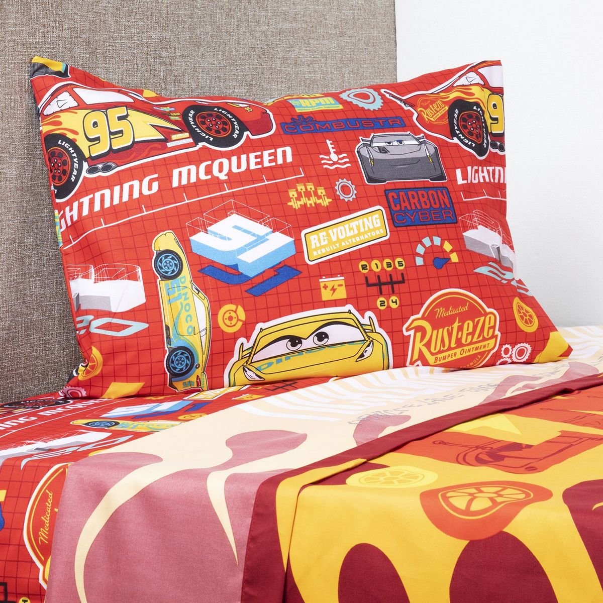 DISNEY - Juego de Sábanas Cars 95 1.5 Plz
