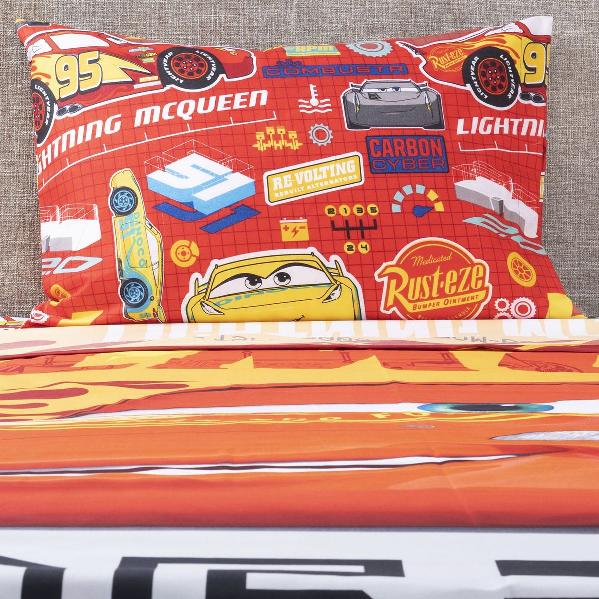 DISNEY - Juego de Sábanas Cars 95 1.5 Plz