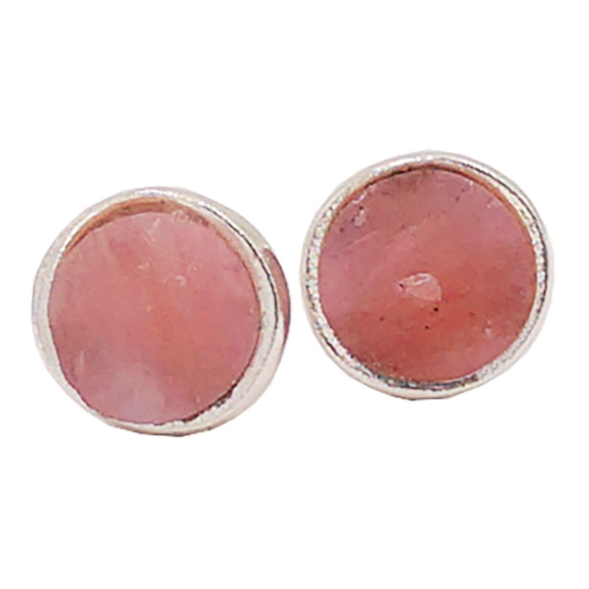 SISSAI - Aretes Círculo Ópalo Rosa