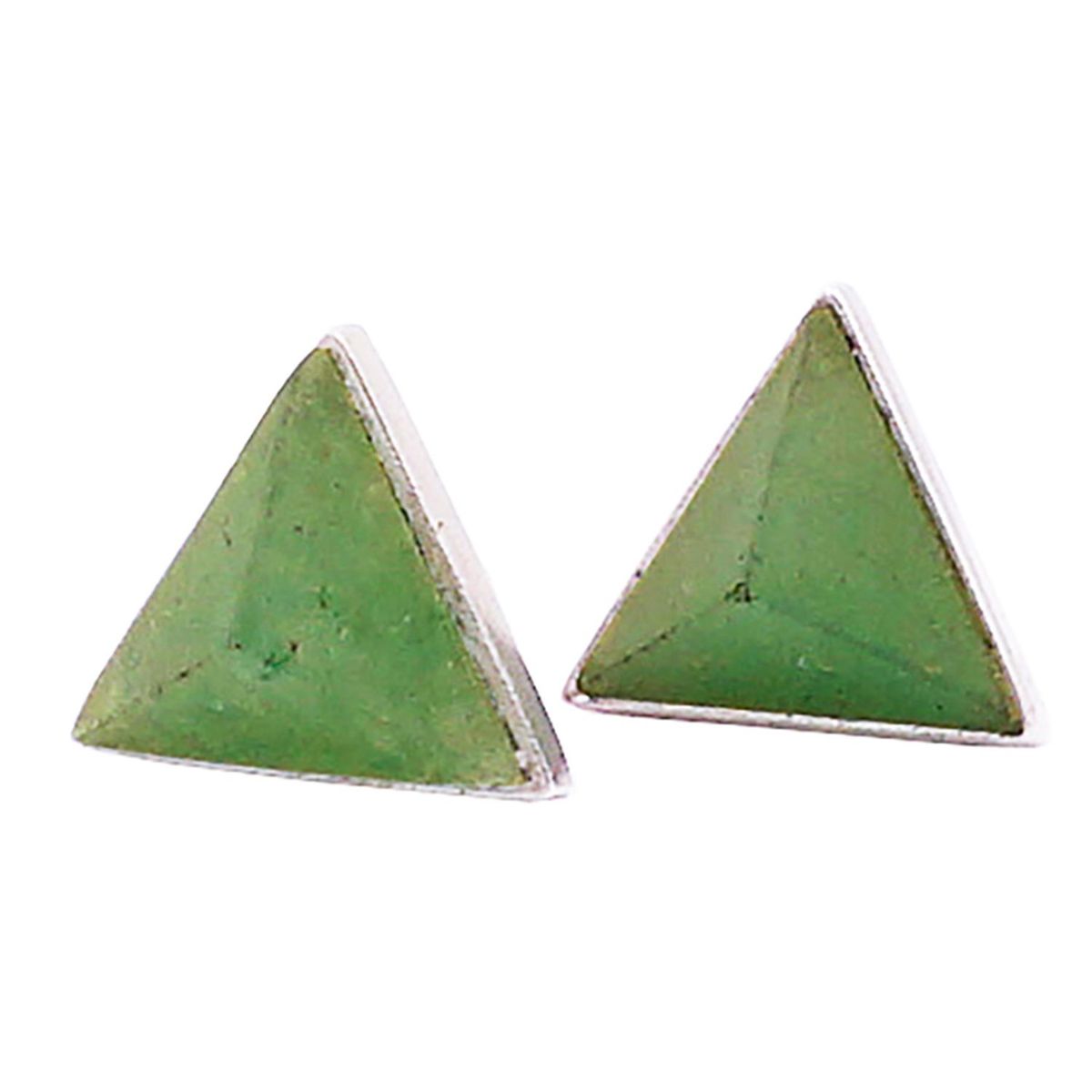 SISSAI - Aretes Pirámide Cuarzo Verde