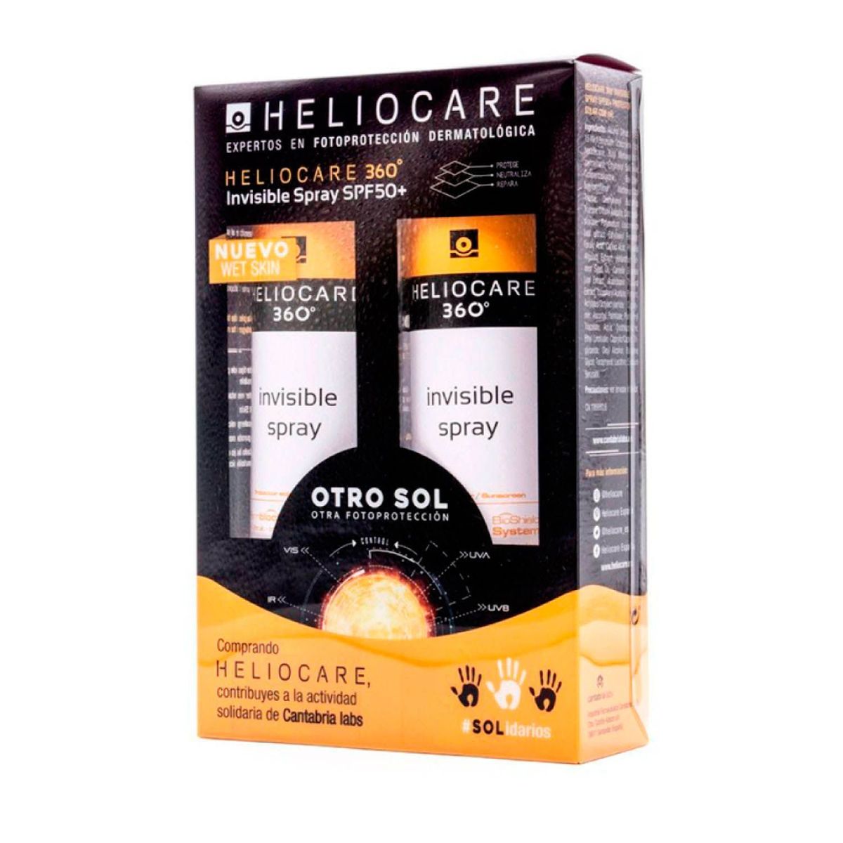 HELIOCARE - Duplo Heliocare 360° Invisible Spray SPF 50+