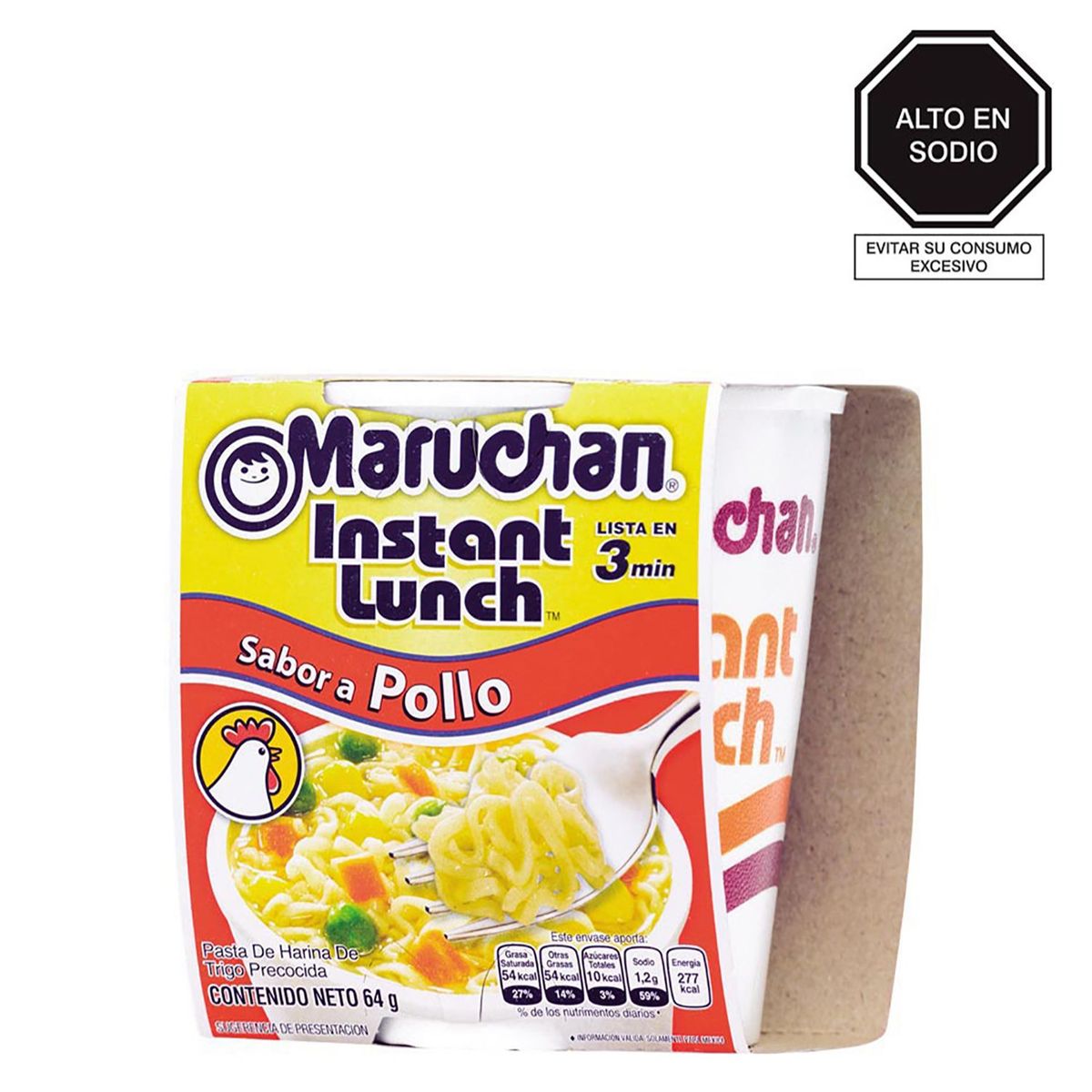 MARUCHAN - Maruchan Instant Lunch Pollo 64 Gr