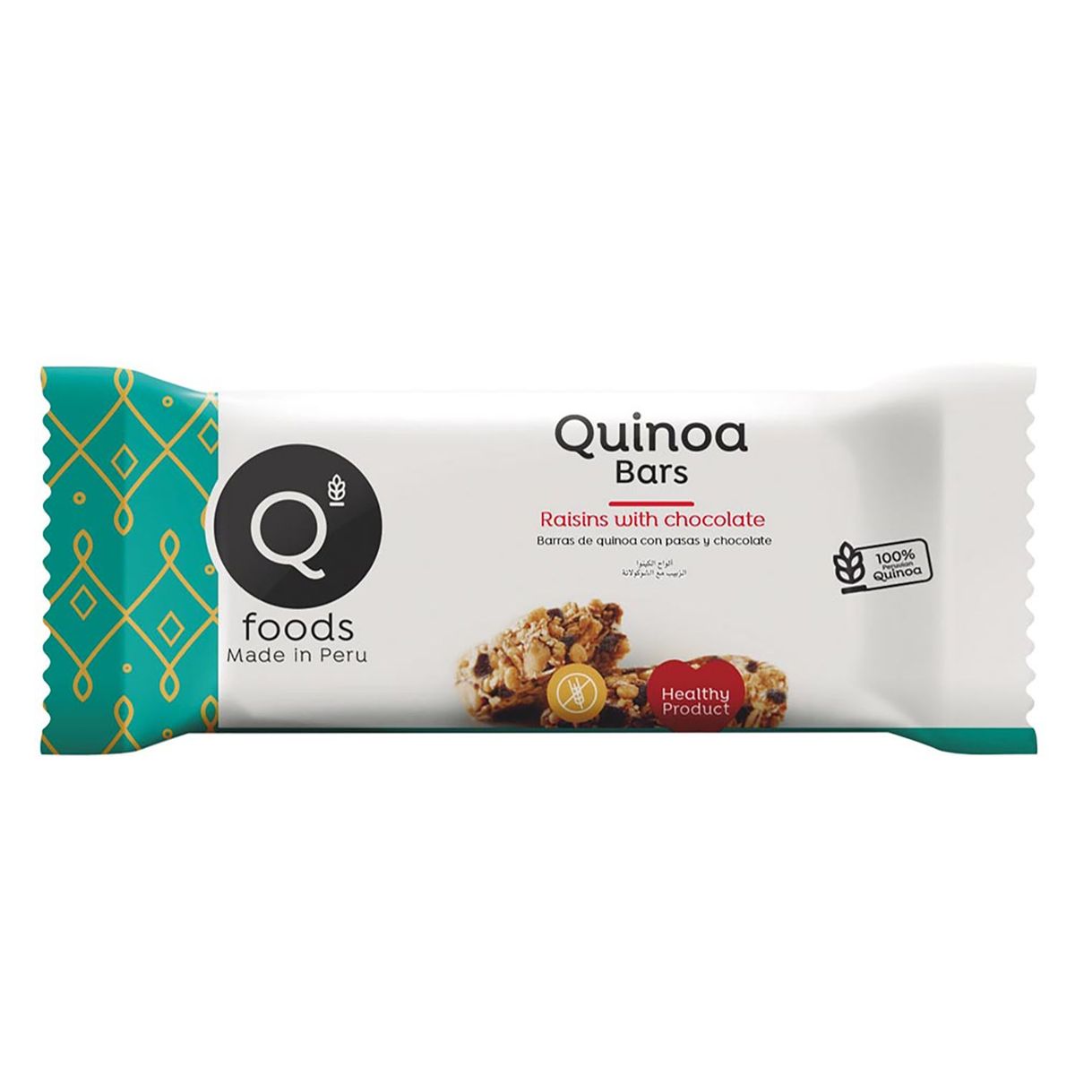 QUINOA - Quinoa Bars Pasas Y Chocolate 30 Gr