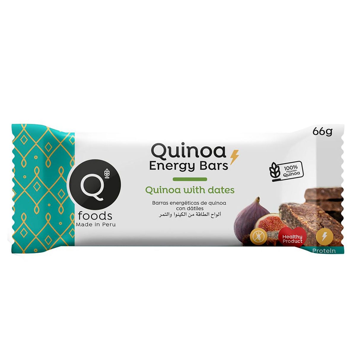 QUINOA - Quinoa Energy Bars Dátiles 66 Gr