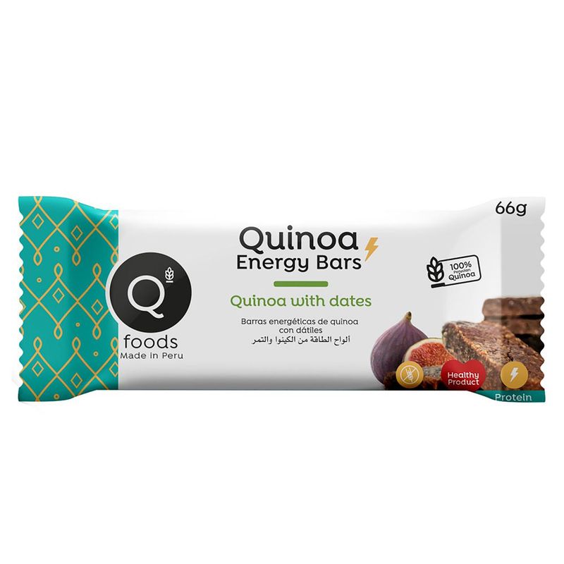QUINOA - Quinoa Energy Bars Dátiles 66 Gr