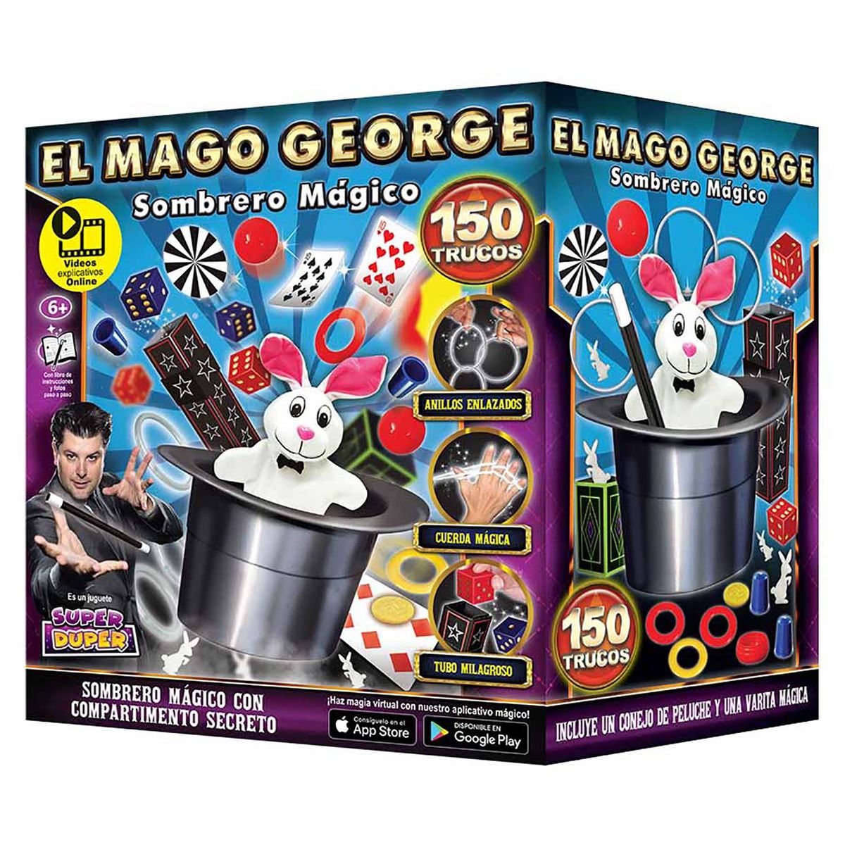 EL MAGO GEORGE - Sombrero Mágico 150 Trucos
