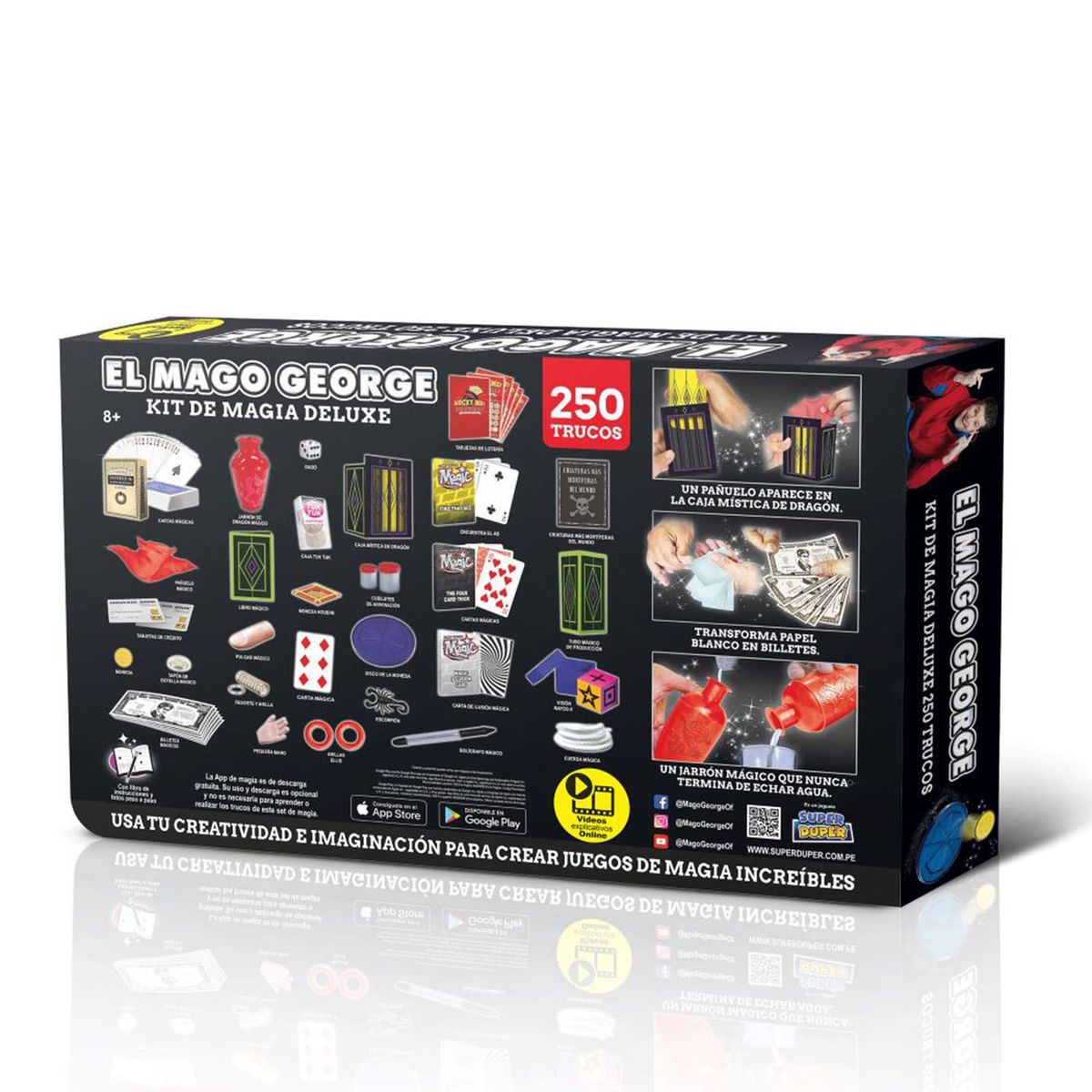 EL MAGO GEORGE - Kit De Magia Deluxe 250 Trucos