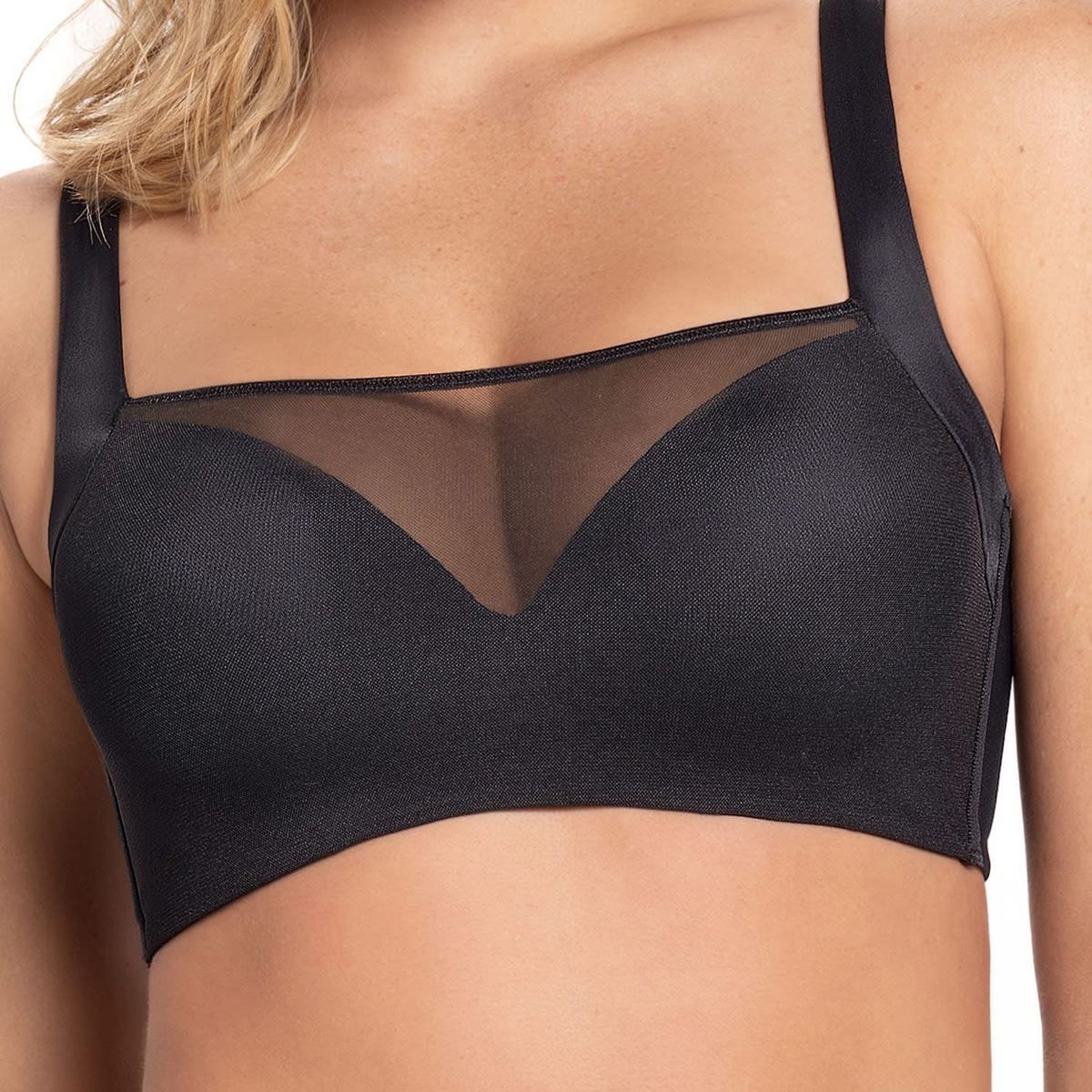 LEONISA - Brasier Brastop con buen cubrimiento de sisa y espalda