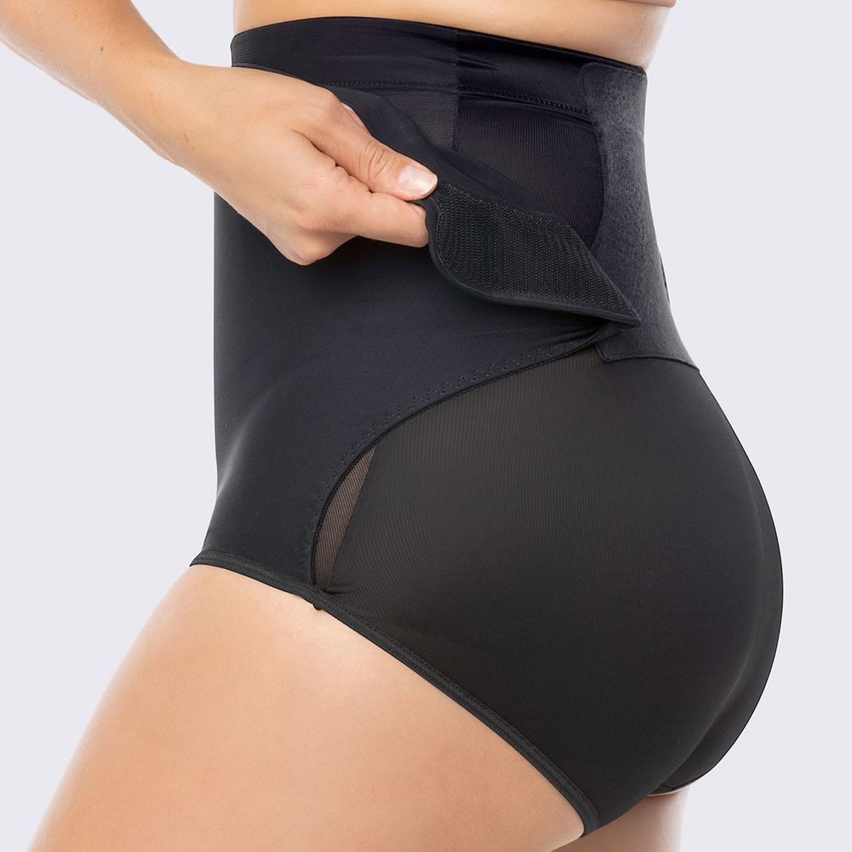 LEONISA - Calzón faja postparto con mayor cubrimiento de abdomen