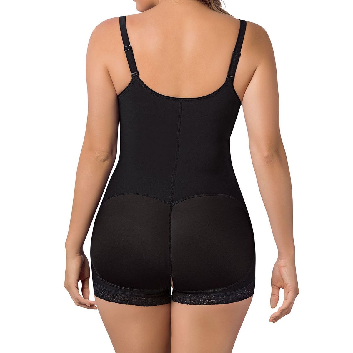 LEONISA - Faja Estilo Body de Control Fuerte que Realza los Glúteos