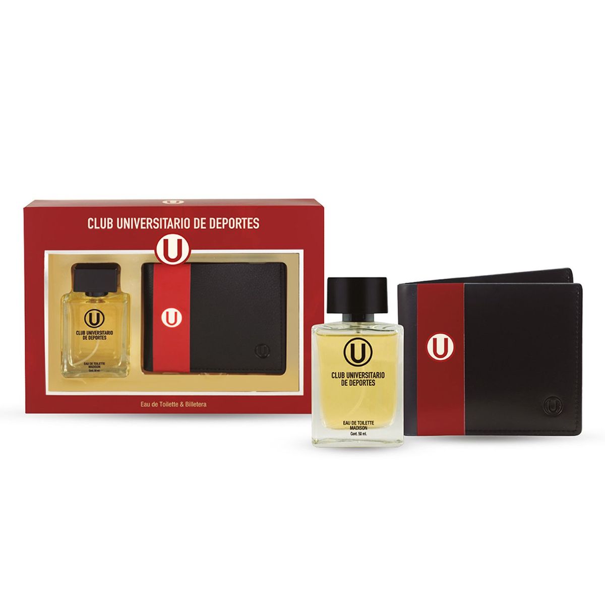 GENERICO - Club Universitario Gift Set Colonia 50 ml + Billetera