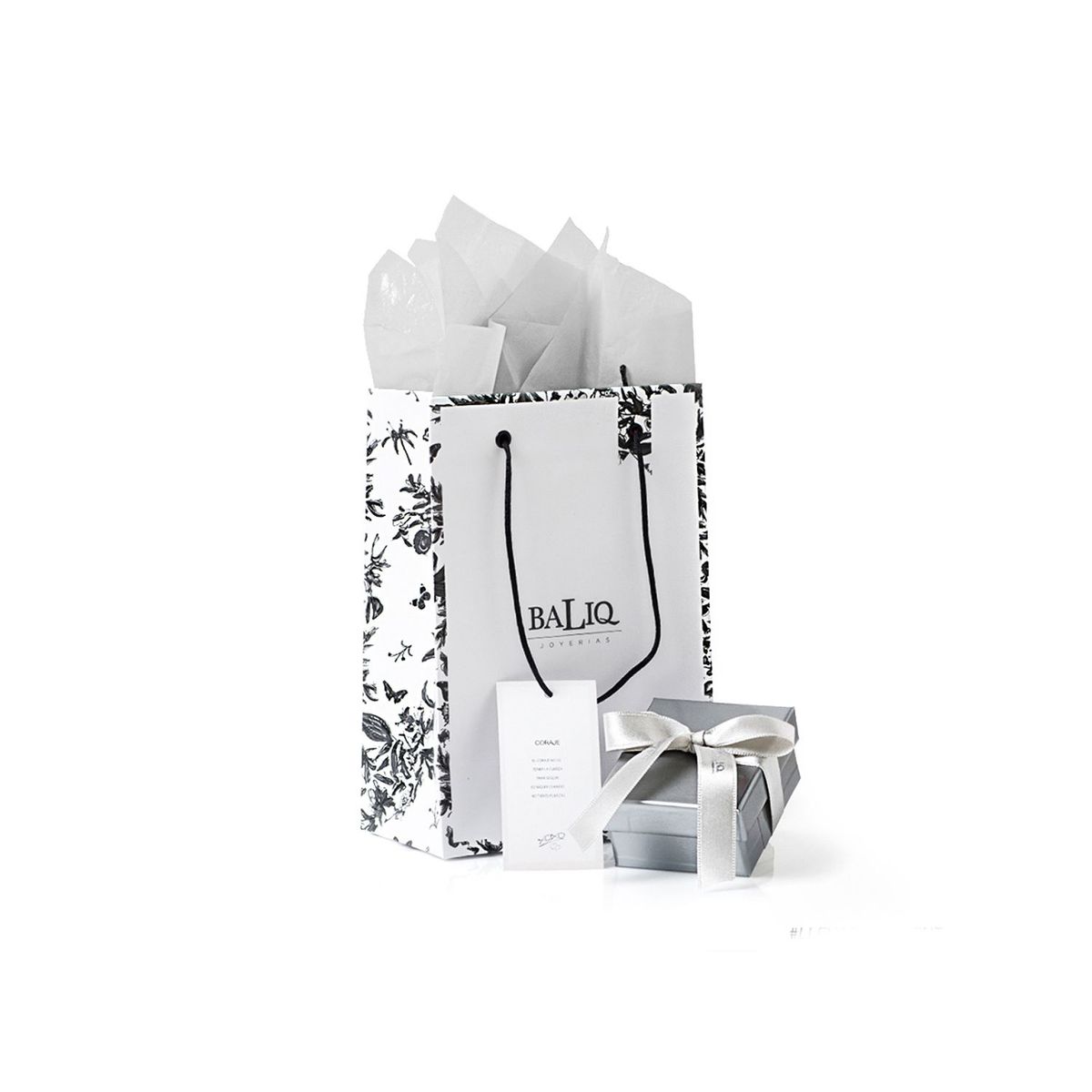 BALIQ - Collar Amatista Gota Mykonos Oro 18K