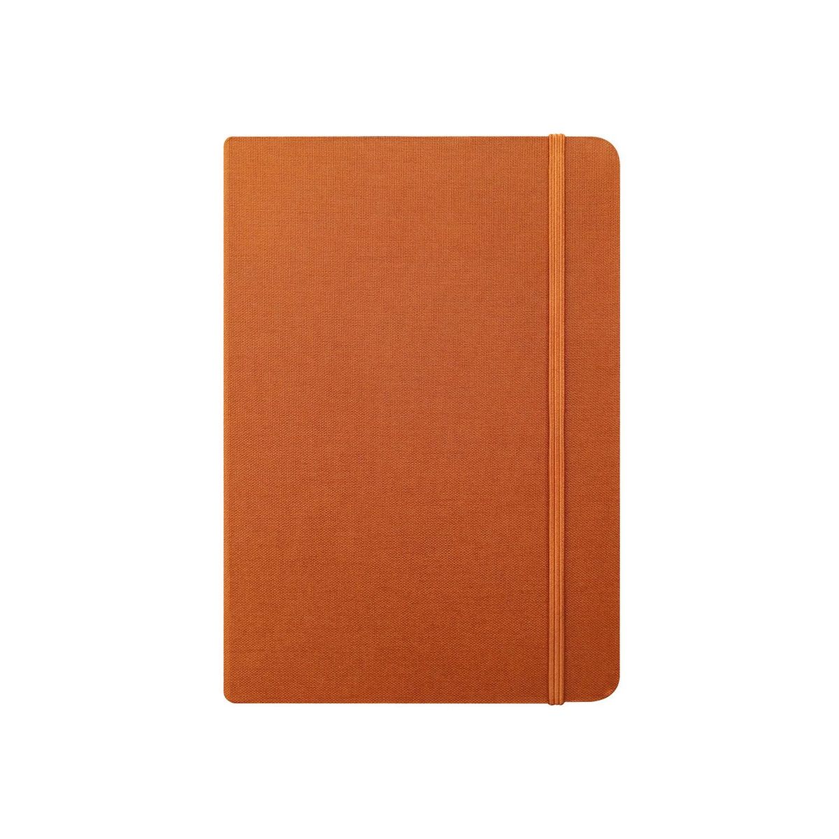 MOUSTACHINE - Libreta Moustachine Classic Lino Mediana Blanco - Ocre