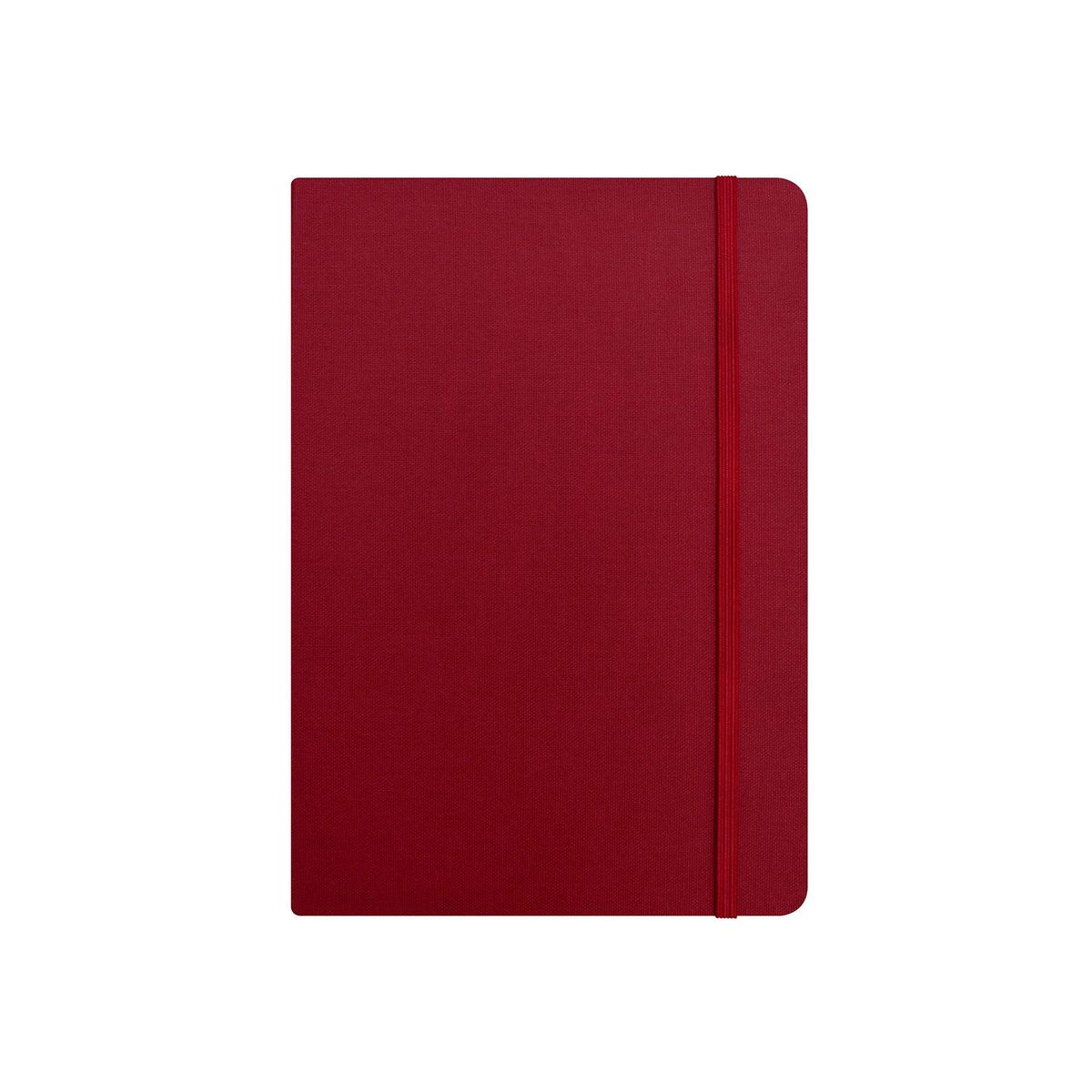 MOUSTACHINE - Libreta Moustachine Classic Lino Mediana Rayas - Rojo