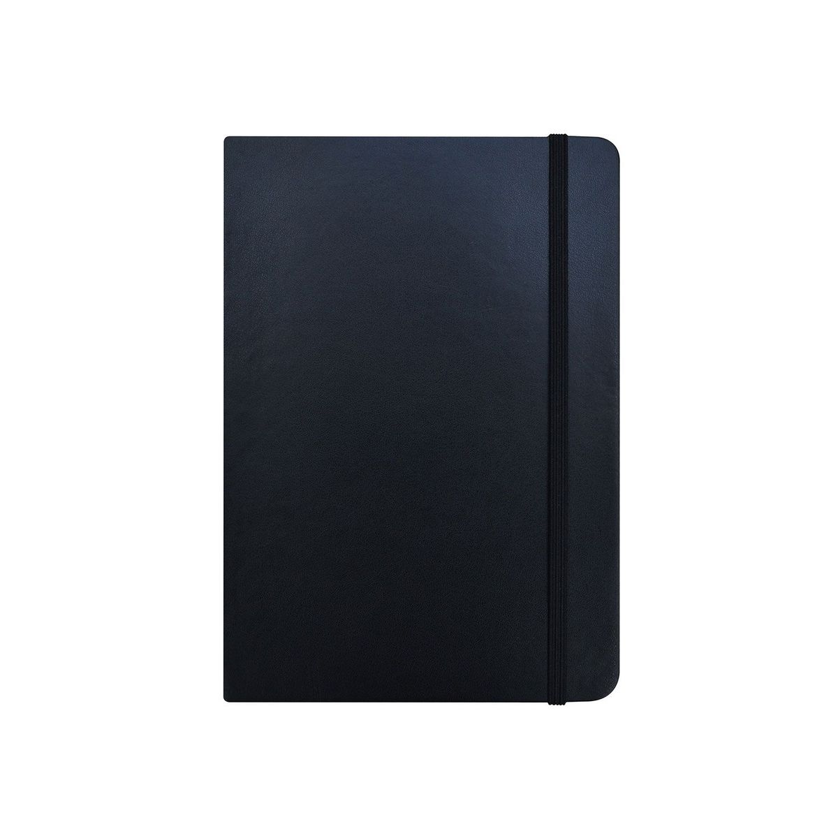 MOUSTACHINE - Libreta Moustachine Classic Leather Look Pocket Rayas - Negro