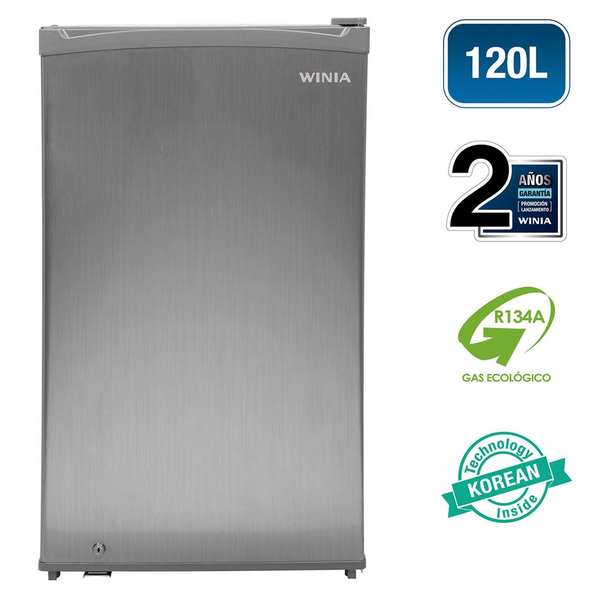 WINIA - Frigobar 120 litros Silver FR-120TCS