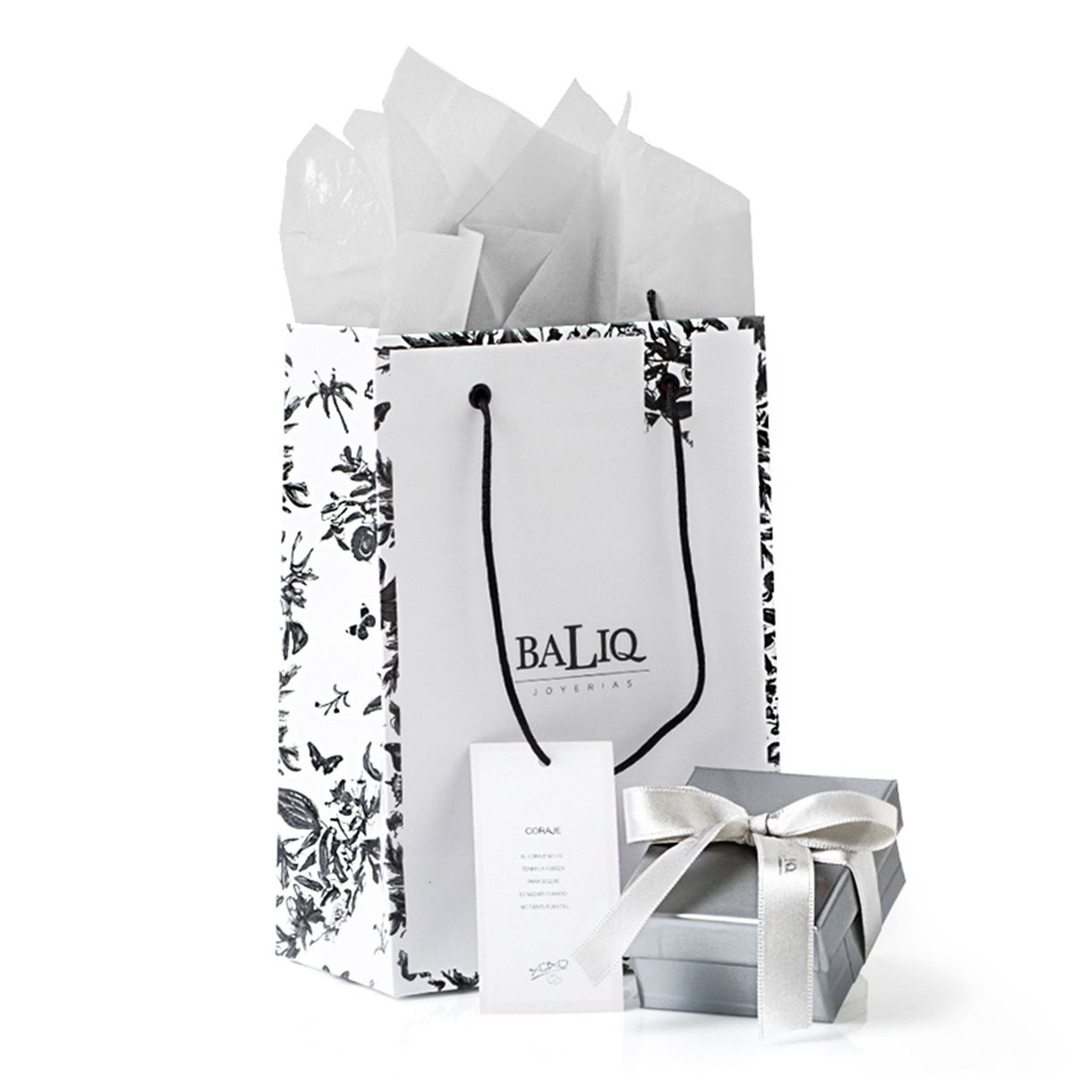 BALIQ - Collar Arlette Mariposa Plata 925