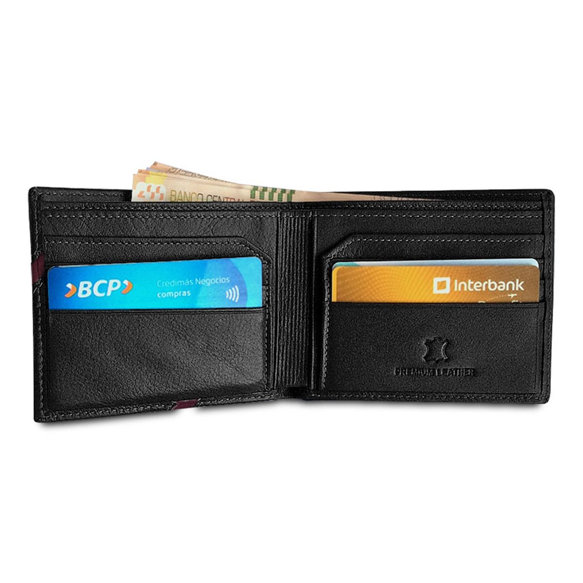 JUVAD - Billetera de cuero