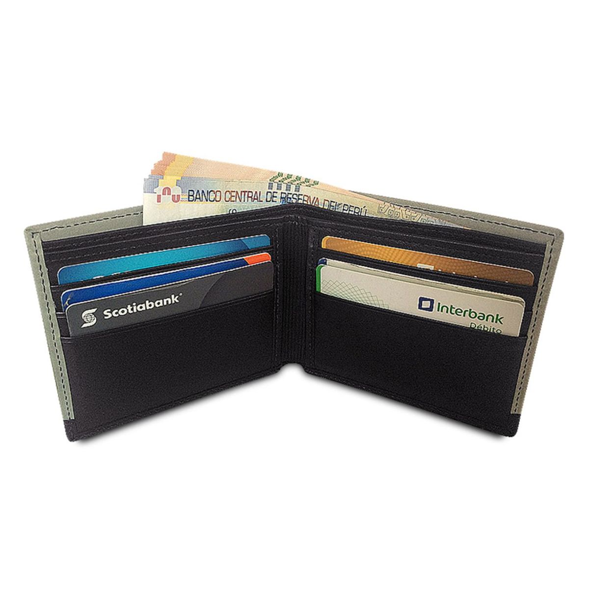 JUVAD - Billetera de cuero juvad