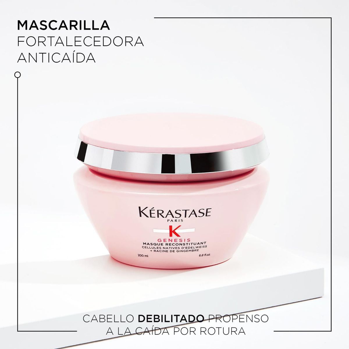 KERASTASE - Mascarilla Para Cabello Debilitado Con Tendencia A La Caída Masque Reconstituant Genesis 200Ml