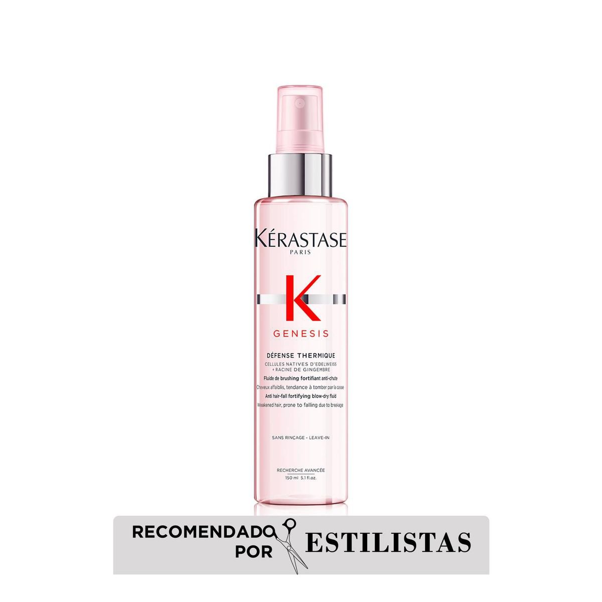 KERASTASE - Protector Térmico Para Cabello Con Tendencia A La Caída Por Rotura Del Cepillado Défense Thermique Genesis 150Ml