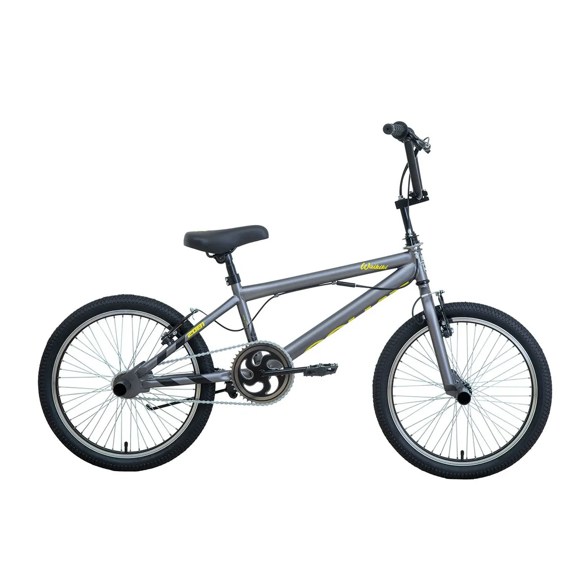 GOLIAT - Bicicleta Infantil Waikiki Grafito/Amarillo Aro 20 Goliat