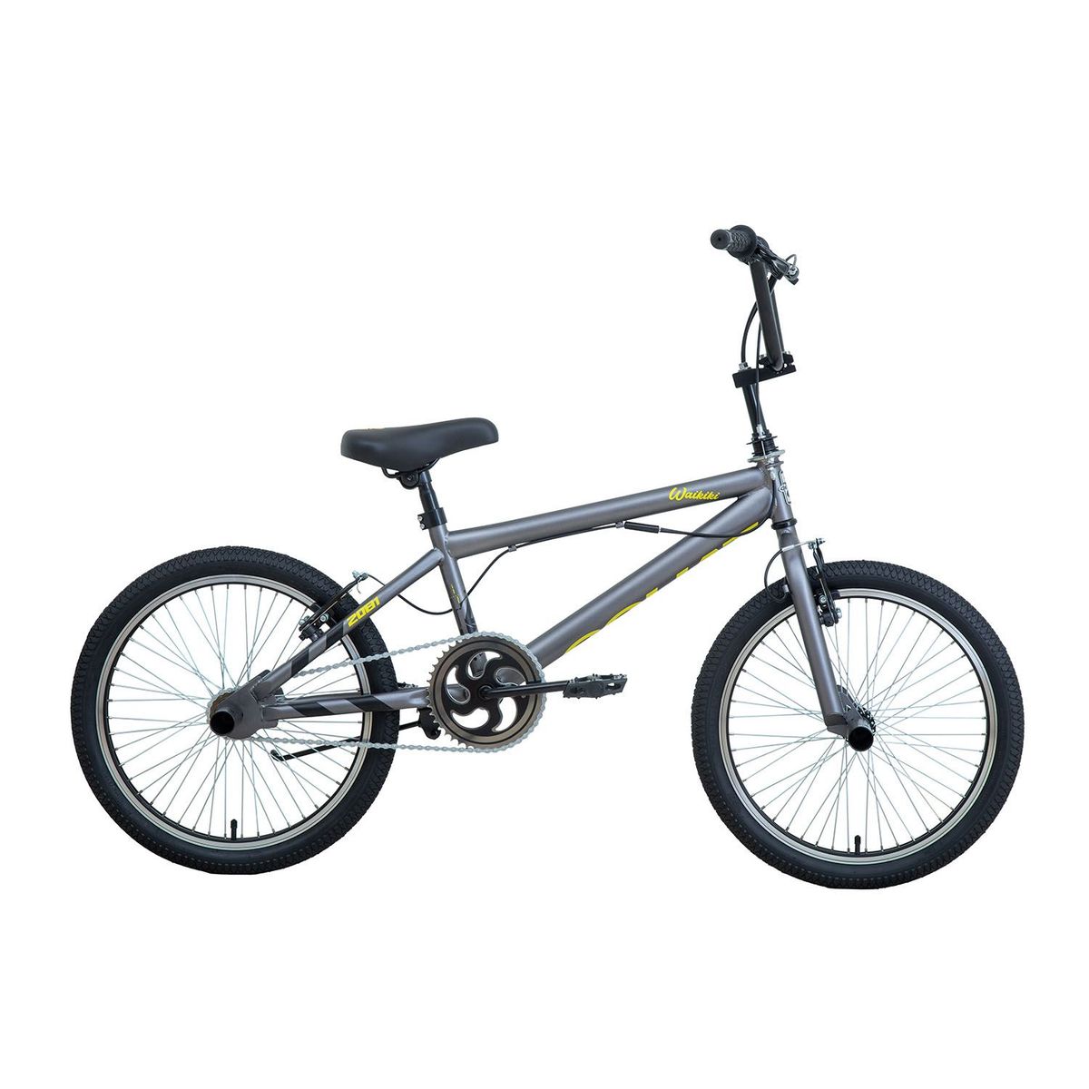 GOLIAT - Bicicleta Infantil Waikiki Grafito/Amarillo Aro 20 Goliat