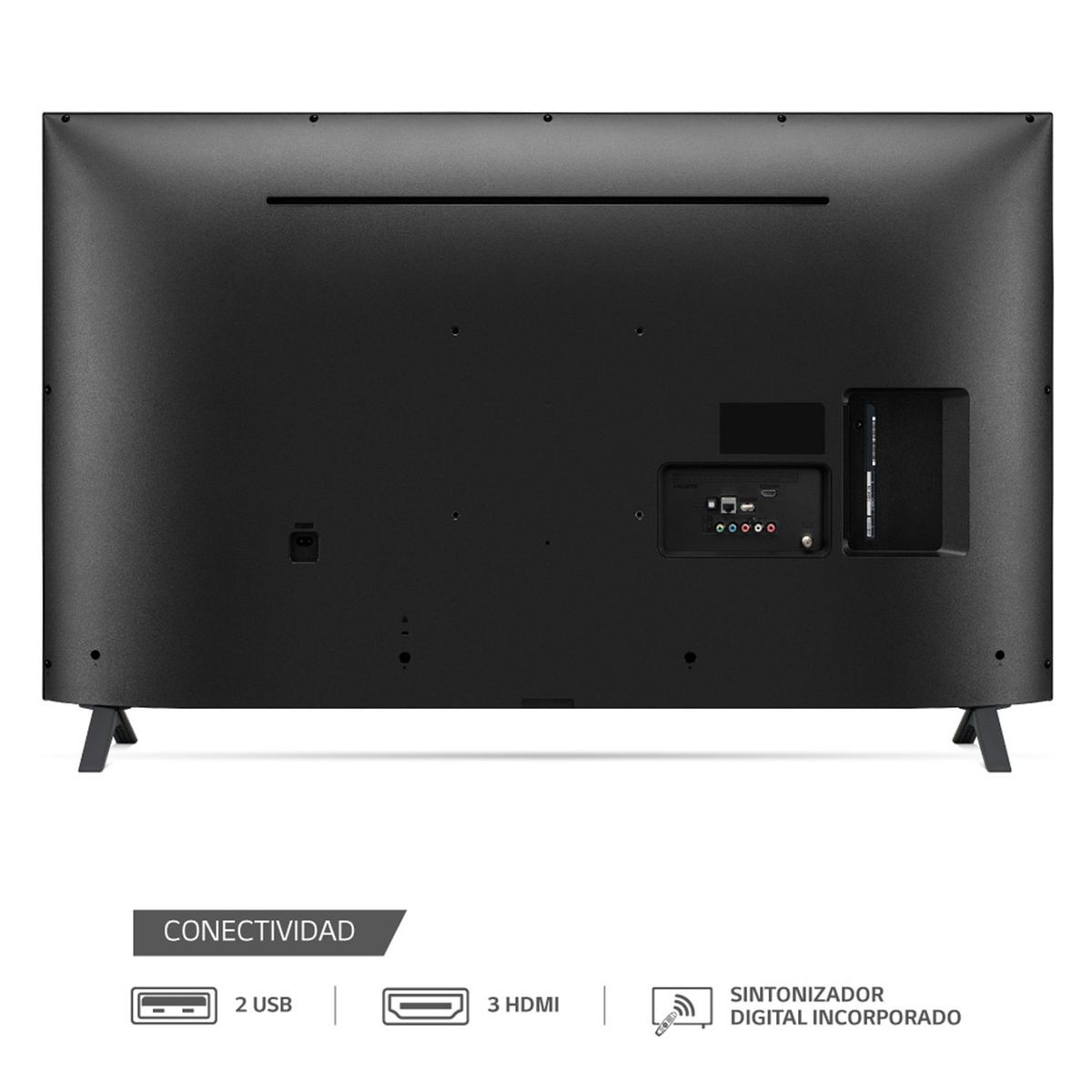 LG - Televisor 43" 4K Ultra HD Smart TV 43UN7100PSA.AWF