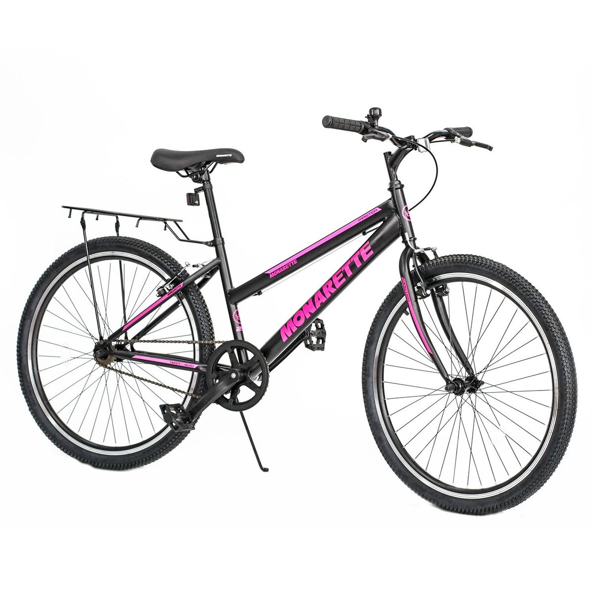 MONARETTE - Bicicleta Master Bike Aro 26" Negro Fucsia