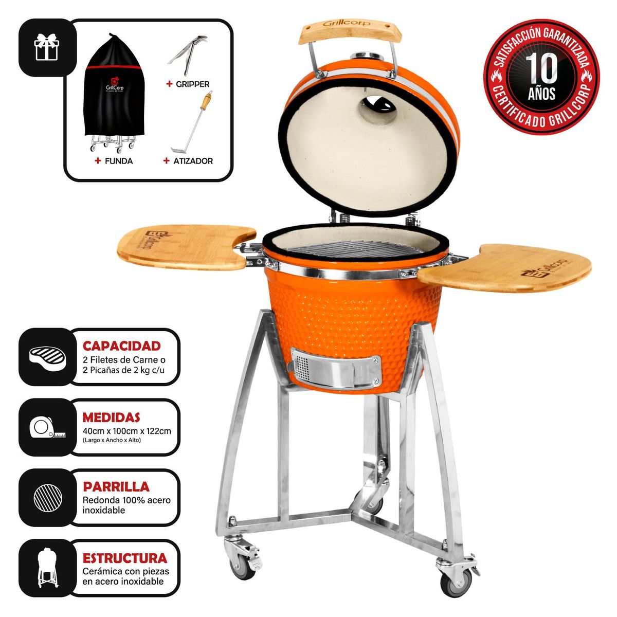GRILLCORP - Kamado Chico Clásico