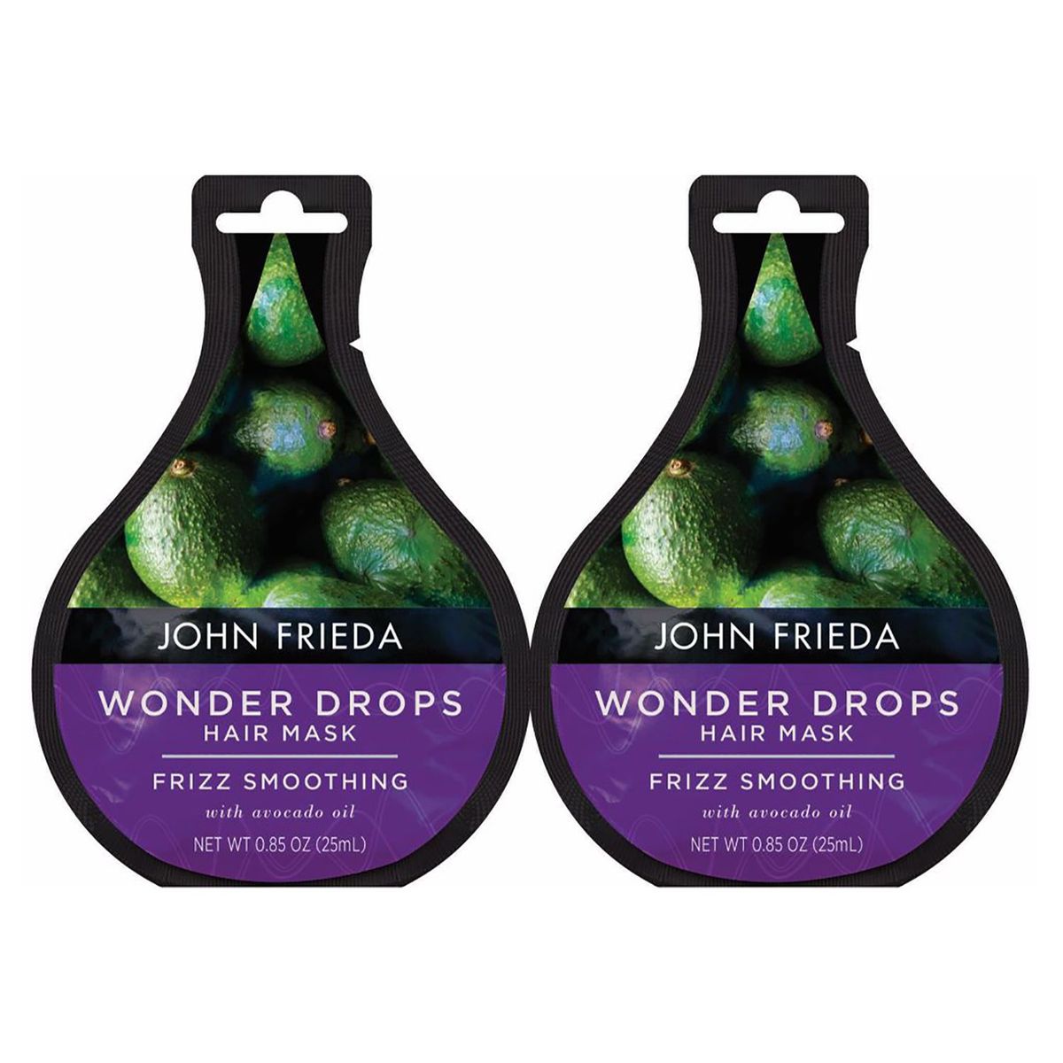 JOHN FRIEDA - Pack x2 Mascarillas Capilares para Suavizar el Frizz Wonder Drops 25ml