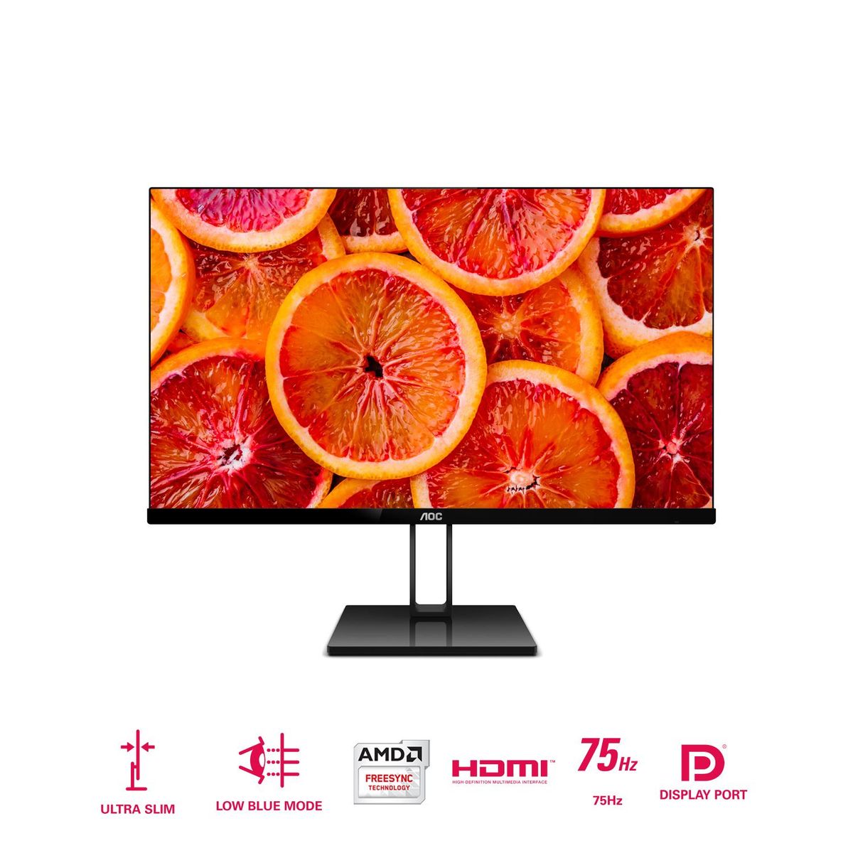 AOC - Monitor Aoc 24v2q|23.8"|Ips| Fhd|Hdmi 