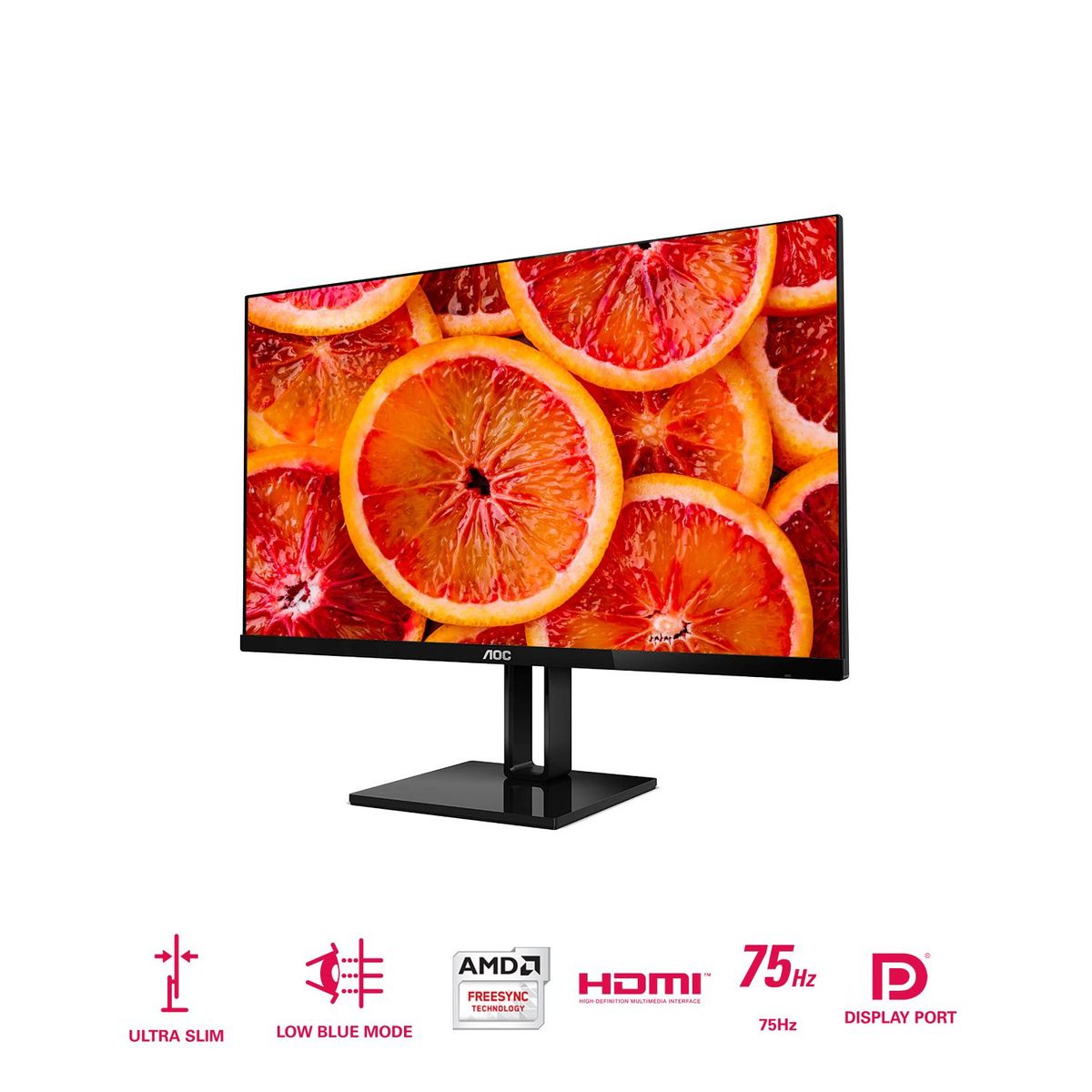 AOC - Monitor Aoc 24v2q|23.8"|Ips| Fhd|Hdmi 