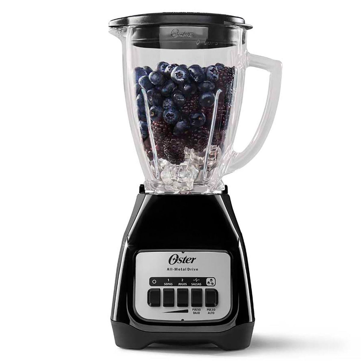 OSTER - Licuadora Oster® Kaliman con vaso de vidrio 2 Velocidades mas Pulso BLSTKAG Negra