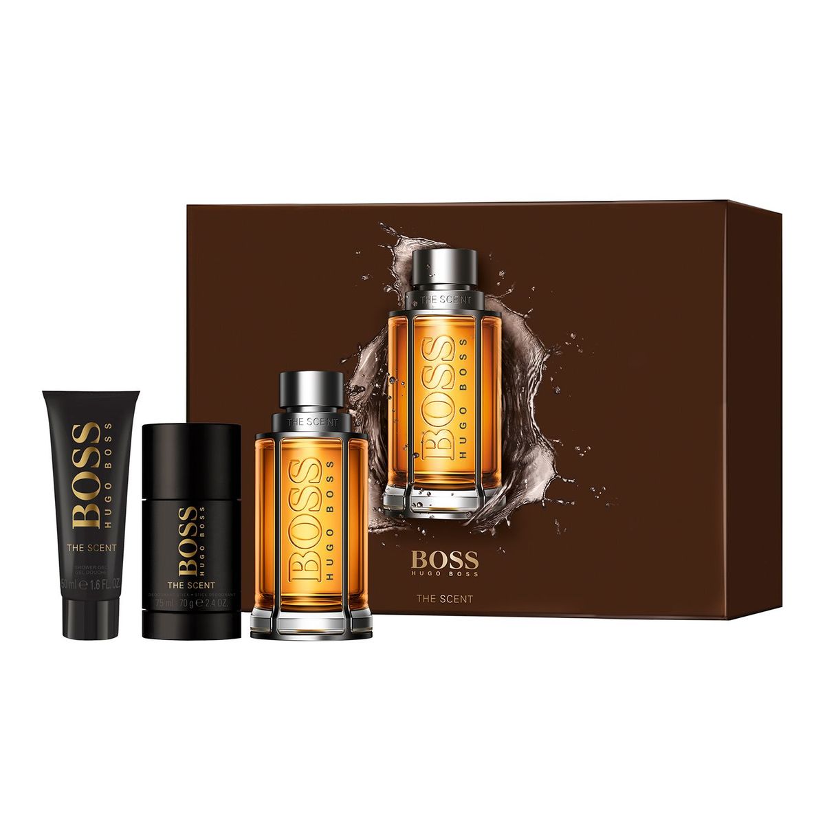 HUGO BOSS - Boss Estuche The Scent For Him Edt 100 ml + Deo Spray 75 ml + Shower Gel 50 ml