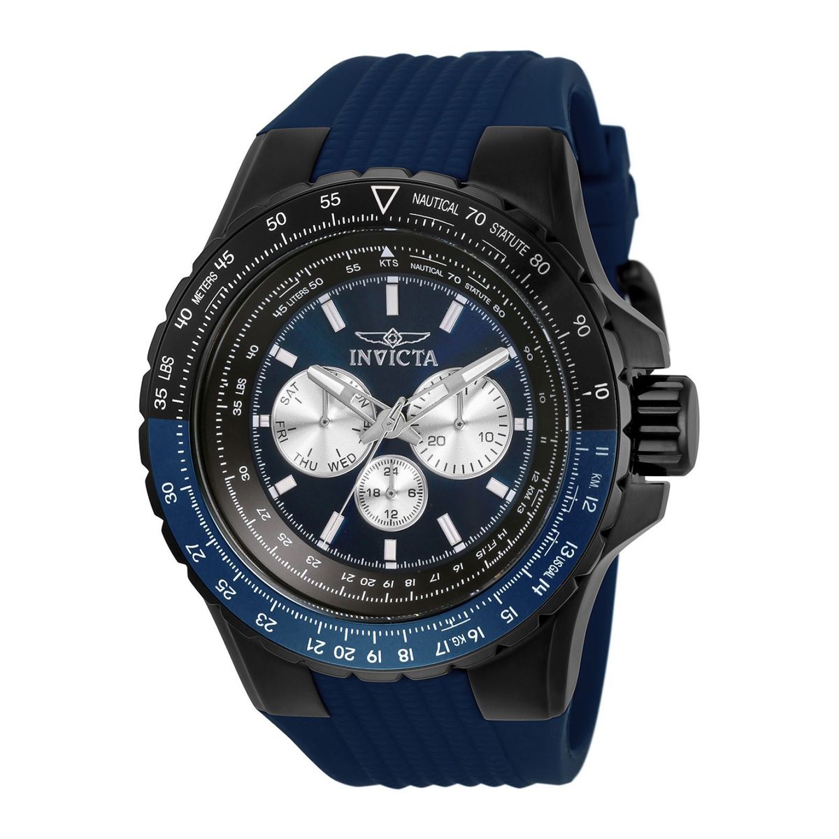 INVICTA - Reloj INVICTA Aviator Hombre 50mm A + Estuche