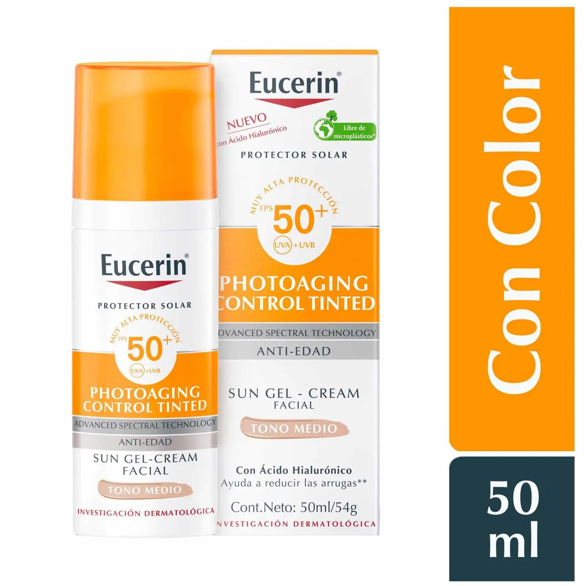 EUCERIN - Eucerin Sun Cc Creme Fps 50 50ml