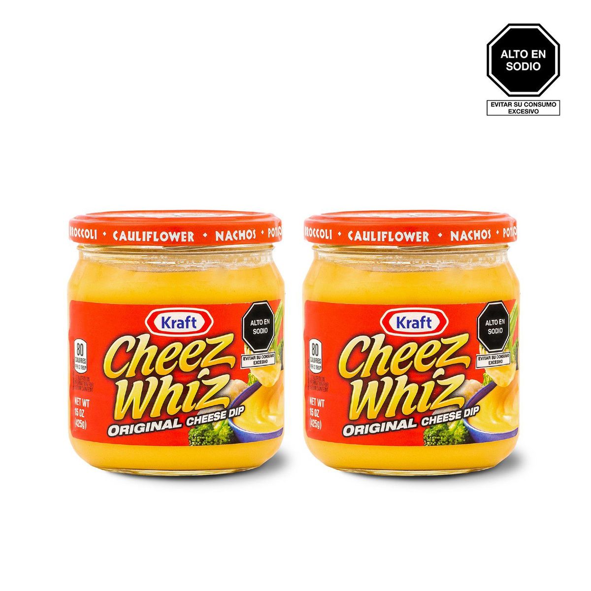 KRAFT - Queso fundido Cheez Whiz 2x425g